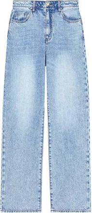 A|X Armani Exchange Relaxed Katoenen Jeans - Dames - Loose Fit Jeans - Blauw - W28 - Katoen - Jeans