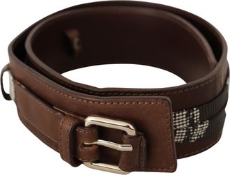 Costume National Leather Buckle Womens Belt
