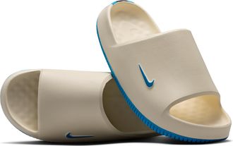 Nike Mens Calm (Carolina Panthers) NFL Slides in White | IM7299-100