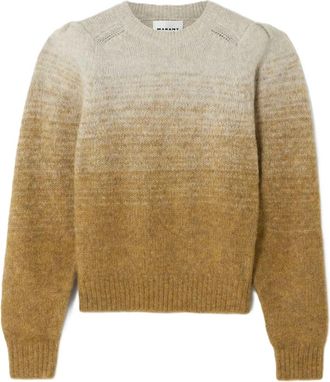 Isabel Marant Gebreide Rondhals Trui met Verloop - Dames - Ronde hals truien - Veelkleurig - M - Truien & Vesten