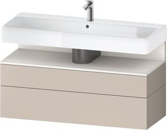 Duravit Qatego Mueble Bajo Lavabo, 1 Extra&iacute;ble Y 1 Caj&oacute;n, - Duravit