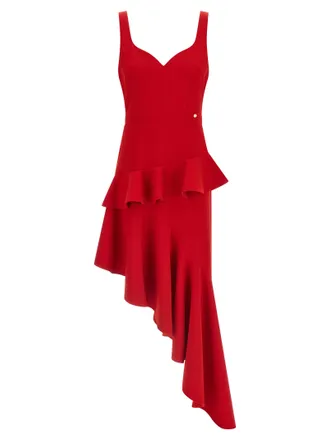 Catalina Furniture Multicolor Polyester Midi Womens Dress
