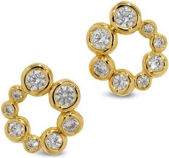 Alexis Bittar Asterales Petite Bubble Stud Earrings in Gold Stones at Nordstrom