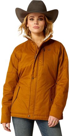 Ariat Womens Grizzly Insulated Jacket Long Sleeve in Chestnut, Size X-Small, by Ariat