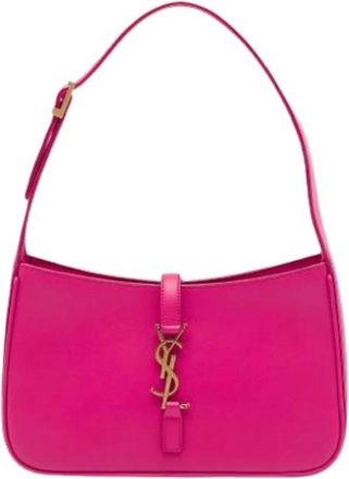 Saint Laurent Pre-owned Le 5 a 7 Schoudertas - Dames - Vintage Schoudertas - Roze - ONE Size - Leer - Vintage