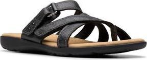 Clarks Elizabelle Bay Sandal in Black Leather at Nordstrom Rack, Size 7.5