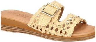 Bella Vita Bar-Italy Wedge Sandal in Natural Raffia at Nordstrom, Size 9.5