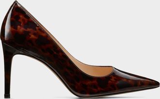 Stuart Weitzman 85mm Stuart Power Leather Pumps