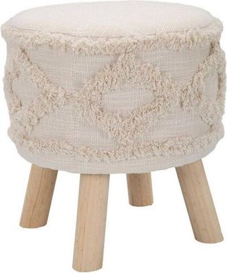 Dmora Dmora - Taburetes Bridges, Silla Alta, Silla Sin Respaldo, Asiento Ajustable, Blanco, 35x35 H40 Cm