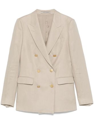 Tagliatore double-breasted blazer - Neutrals