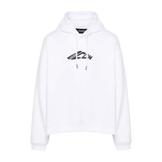 Dsquared2 Stylish Hoodie - male - Dsquared2 - Hoodies - White - M - Sweatshirts & Hoodies