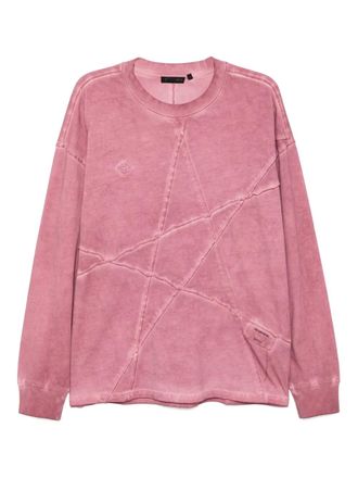 Five CM star-embellished T-shirt - Pink