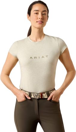Ariat Womens The Logo T-Shirt in Winter Twig Heather, Size X-Large, by Ariat