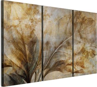 OEM Cuadro Sobre Lienzo Italiano De 90 X 60 Cm, Tr&iacute;ptico - Estilo R&uacute;stico - Naturaleza Cuadro Sobre Lienzo Italiano De 120 X 80 Cm, Tr&iacute;ptico - Estilo R&uacute;st