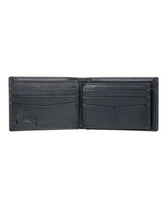 Billabong Brieftasche BILLABONG Arch Leather, Herren, schwarz, Leder, Kleinlederwaren Brieftasche
