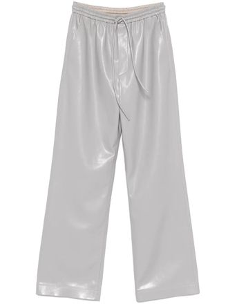 Nanushka faux-leather trousers - Grey
