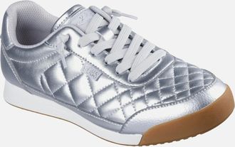 Skechers Womens Bobs Billie Wild Comfort - Silver - Size: 6