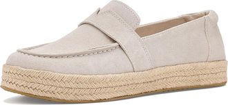 Toms Blakely Womens Flat Shoes Light Grey : 7.5 B - Medium, Suede