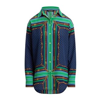 Ralph Lauren Shirts, female, Blue, Size: L Kotta Long Sleeve Button Shirt