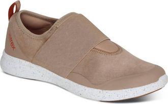 Aetrex Womens Demi Arch Support Sneaker In Taupe