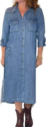 BILLY T City 2-Way Dress In Chambray