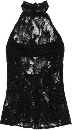 Manurí Top con scollo allamericana - Nero