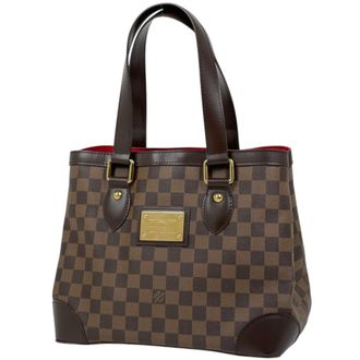 Louis Vuitton Damier Brown Damier Canvas Tote Bag (Pre-Owned)