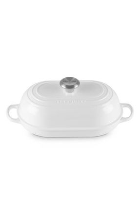 LE CREUSET Signature Cast Iron Bread Oven in White at Nordstrom
