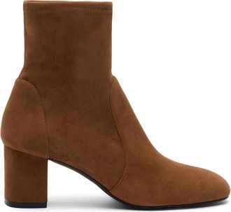 Stuart Weitzman Boots - Dames - Laarzen met Hak - Bruin - 36 1/2 EU - Schoenen
