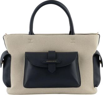 Pourchet Reporter Bag - Dames - Handtassen - Blauw - ONE Size - Katoen - Tassen