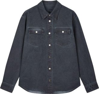 TOMBOY washed-effect denim jacket - Grey