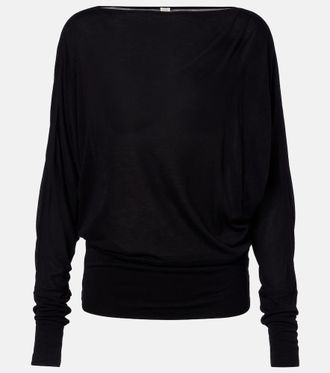 Toteme Draped jersey top