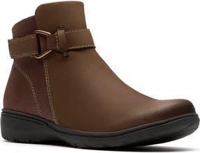 Clarks Carleigh Drift Bootie in Mushroom Combi at Nordstrom Rack, Size 5.5