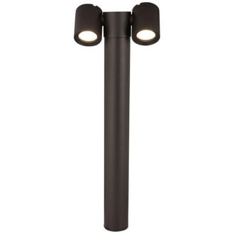 Maytoni Maytoni - Wall Street Bolardo De Suelo Para Exterior, Negro, 2 Luces, Ip54, Gu10