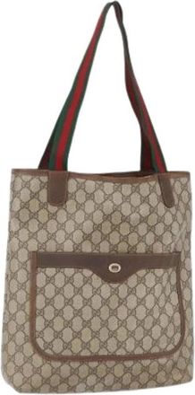Gucci Pre-owned Tote Bags, female, Beige, Size: ONE SIZE Pre-owned Tote Bag