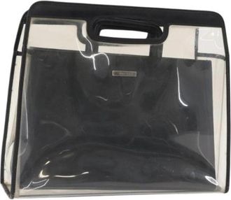 Gucci Pre-owned Vinyl Handtas - Dames - Vintage Handtas - Zwart - ONE Size - Vintage