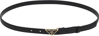 Prada Belts, female, Black, 80 CM, Black Belt with Cintura Style