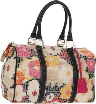 Fendi Pre-owned Canvas Handtas - Dames - Vintage Handtas - Veelkleurig - ONE Size - Vintage