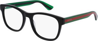 Gucci Rechthoekige zonnebril - Heren - Brillen - Groen - 53 MM - Accessoires