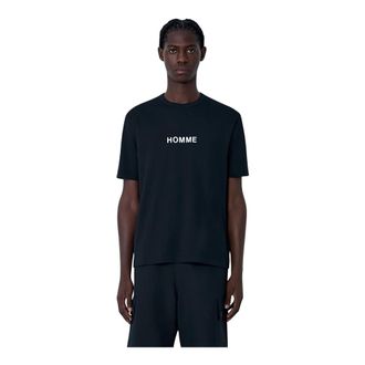 Comme Des Gar&ccedil;ons T-Shirts, male, Black, Size: M Cotton Jersey T-Shirt