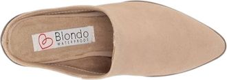 Blondo Womens Nicole Suede Mule In Sand Suede