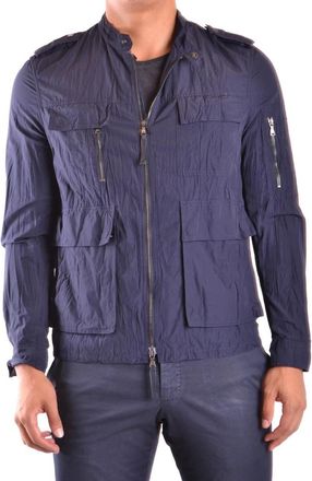 Neil Barrett Jasje - Heren - Zomerjassen - Blauw - M - Nylon - Jassen