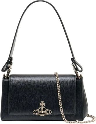 Vivienne Westwood Shoulder Bags, female, Black, Size: ONE SIZE Hazel Medium Handbag
