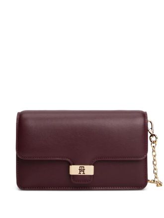 Tommy Hilfiger Borsa mini con placca logo - Rosso