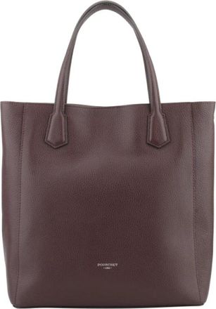 Pourchet Corso Tote - Heren - Shoppers - Rood - ONE Size - Leer - Tassen