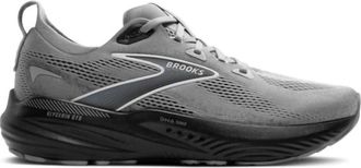 Brooks Men Glycerin Gts 22 Running Shoes In Primer Gray/ebony/bluewash