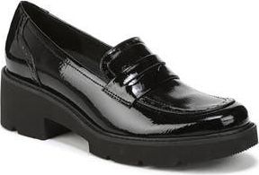 Naturalizer Charisma Loafer in Black Patent Faux Leather at Nordstrom Rack, Size 8.5