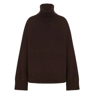 Alberta Ferretti Alberta Ferretti, Turtlenecks, female, Brown, Size: M Turtleneck Sweater