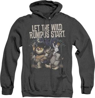 Gildan Where The Wild Things Are Wild Rumpus Adult Heather Hoodie / Hooded Sweatshirt