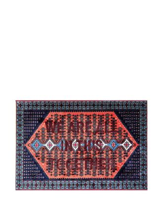 Seletti Toghether rug - unisex - Polyester - One Size - Blue